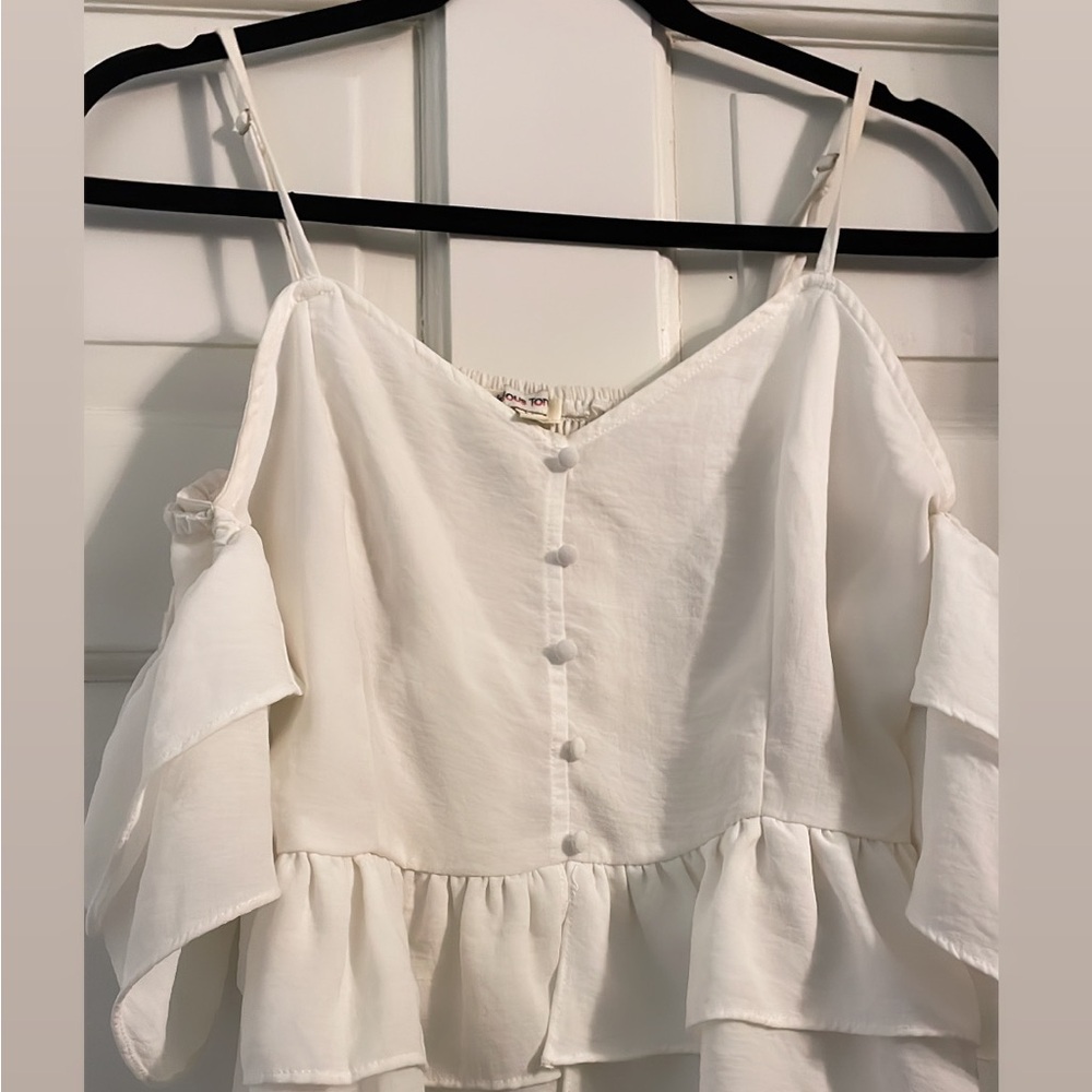 Jealous Tomato Cold Shoulder Top